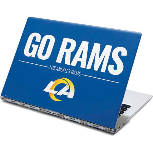 NFL Los Angeles Rams Team Motto Yoga 910 2-in-1 14in Touch-Screen Skin
