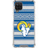 NFL Los Angeles Rams Trailblazer Galaxy A12 Clear Case