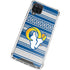 NFL Los Angeles Rams Trailblazer Galaxy A12 Clear Case