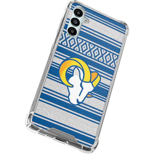 NFL Los Angeles Rams Trailblazer Galaxy A14 5G Clear Case