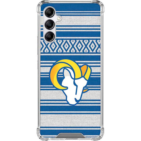 NFL Los Angeles Rams Trailblazer Galaxy A15 5G Clear Case