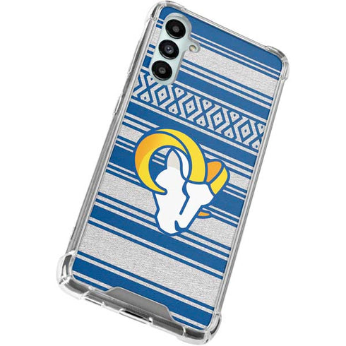 NFL Los Angeles Rams Trailblazer Galaxy A15 5G Clear Case