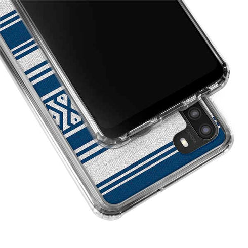 NFL Los Angeles Rams Trailblazer Galaxy A21 Clear Case
