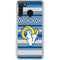 NFL Los Angeles Rams Trailblazer Galaxy A21 Clear Case