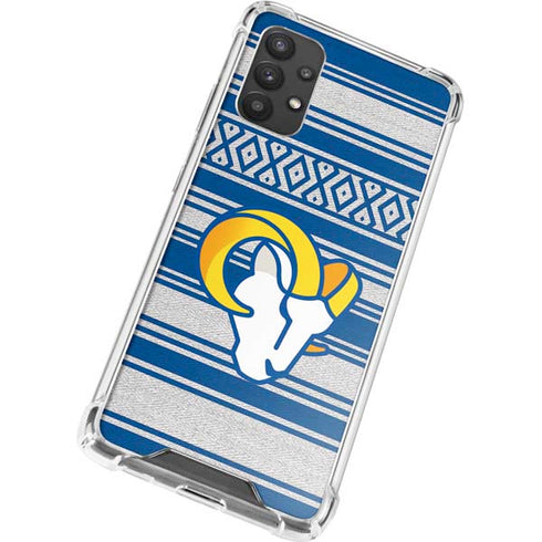 NFL Los Angeles Rams Trailblazer Galaxy A32 5G Clear Case