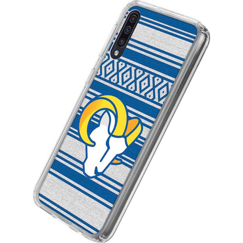 NFL Los Angeles Rams Trailblazer Galaxy A50 Clear Case
