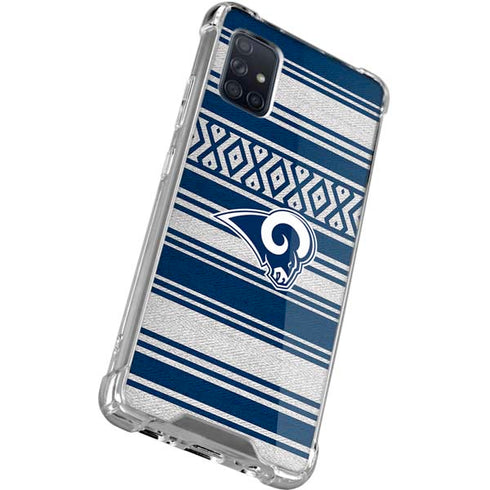NFL Los Angeles Rams Trailblazer Galaxy A51 5G Clear Case