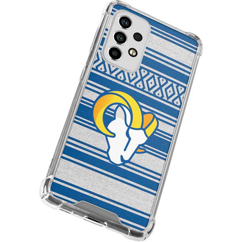 NFL Los Angeles Rams Trailblazer Galaxy A53 5G Clear Case