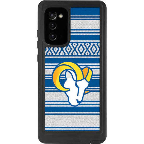 NFL Los Angeles Rams Trailblazer Galaxy Note20 5G Waterproof Case