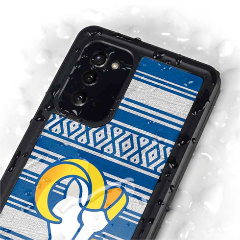 NFL Los Angeles Rams Trailblazer Galaxy Note20 5G Waterproof Case