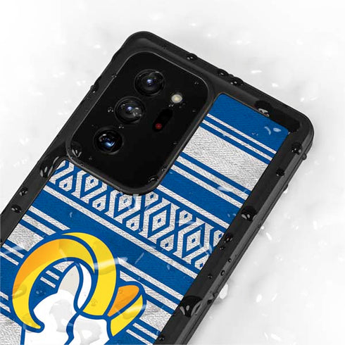 NFL Los Angeles Rams Trailblazer Galaxy Note20 Ultra 5G Waterproof Case