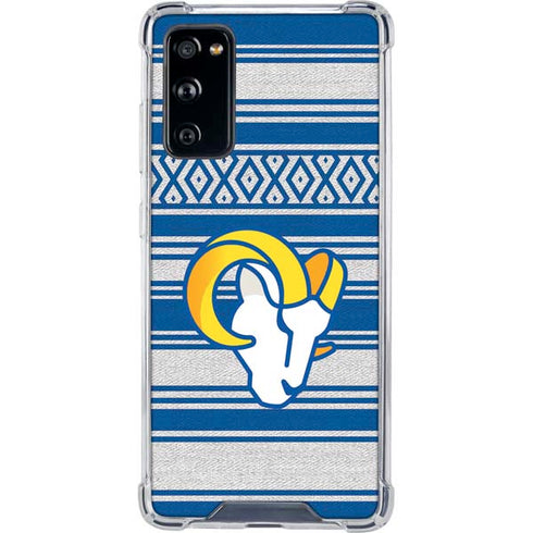NFL Los Angeles Rams Trailblazer Galaxy S20 FE Clear Case