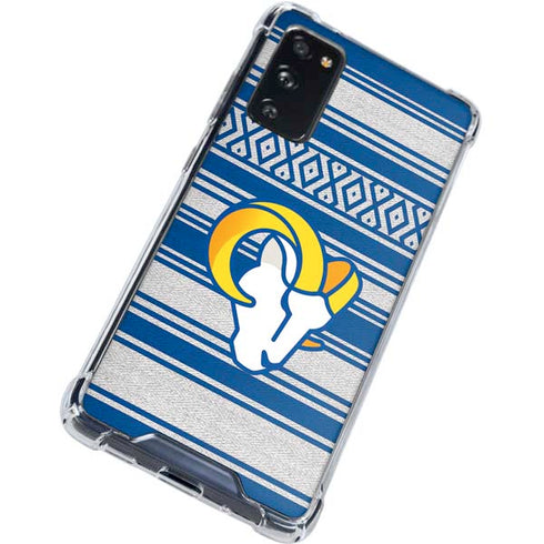 NFL Los Angeles Rams Trailblazer Galaxy S20 FE Clear Case