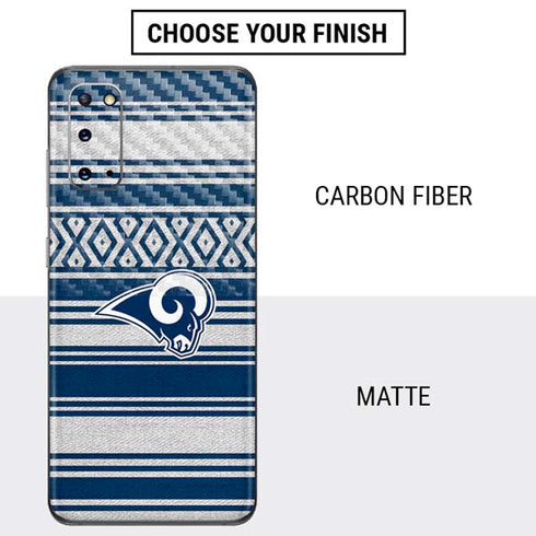NFL Los Angeles Rams Trailblazer Galaxy S20 Skin