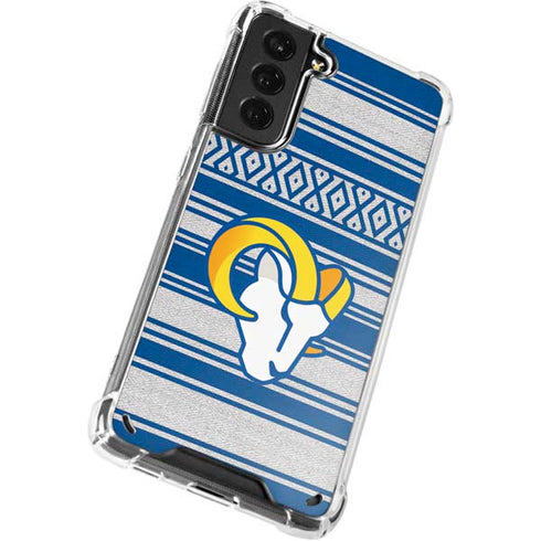 NFL Los Angeles Rams Trailblazer Galaxy S21 Plus 5G Clear Case