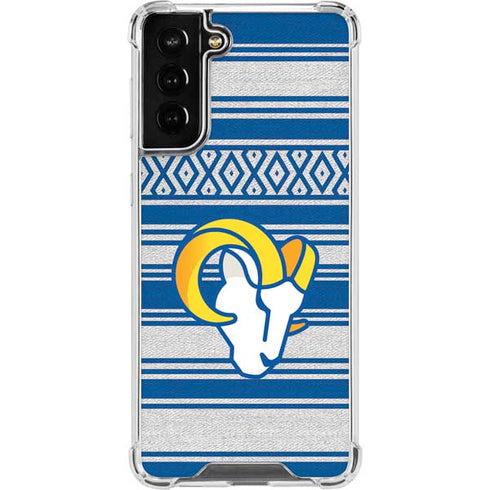 NFL Los Angeles Rams Trailblazer Galaxy S22 Plus Clear Case