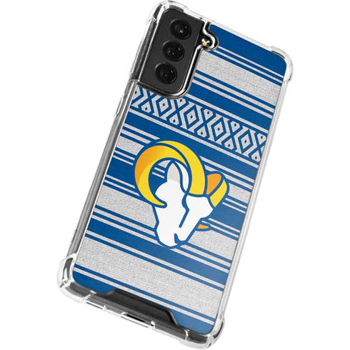 NFL Los Angeles Rams Trailblazer Galaxy S22 Plus Clear Case