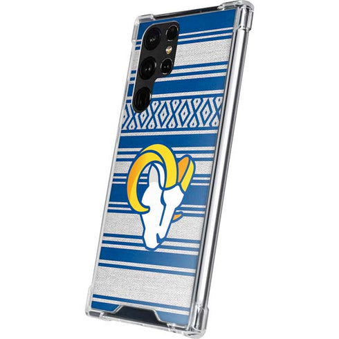 NFL Los Angeles Rams Trailblazer Galaxy S22 Ultra Clear Case