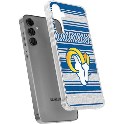 NFL Los Angeles Rams Trailblazer Galaxy S24 Plus Clear Case