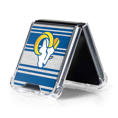 NFL Los Angeles Rams Trailblazer Galaxy Z Flip5 5G Clear Case