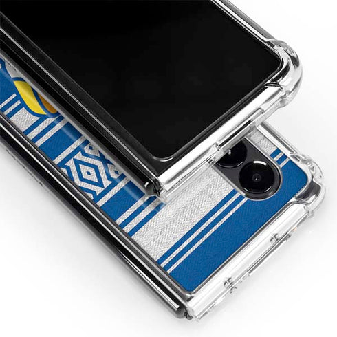 NFL Los Angeles Rams Trailblazer Galaxy Z Fold4 5G Clear Case