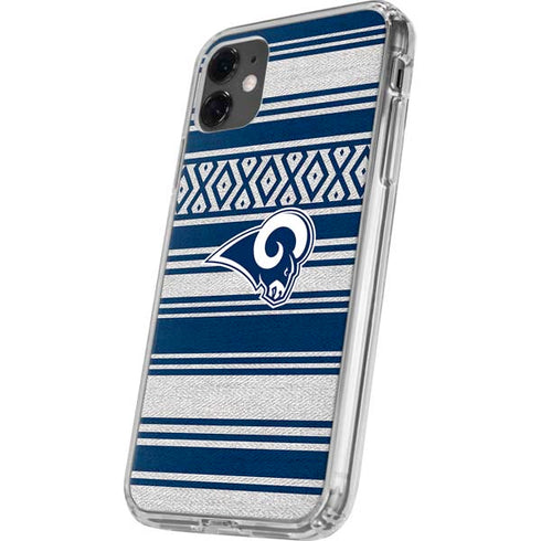 NFL Los Angeles Rams Trailblazer iPhone 11 Clear Case