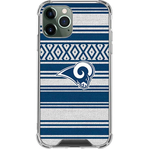 NFL Los Angeles Rams Trailblazer iPhone 11 Pro Max Clear Case