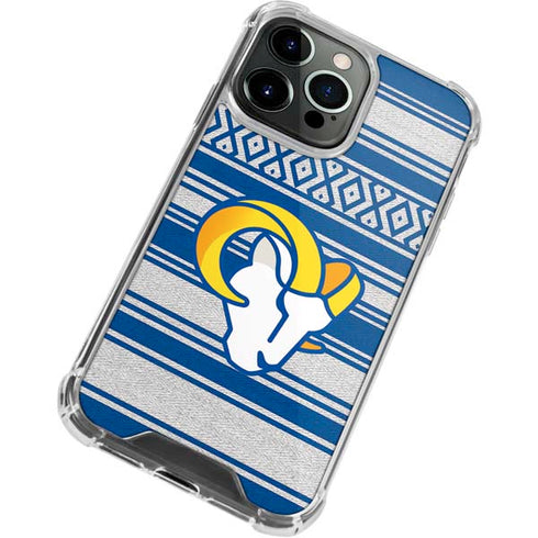 NFL Los Angeles Rams Trailblazer iPhone 13 Pro Max Clear Case