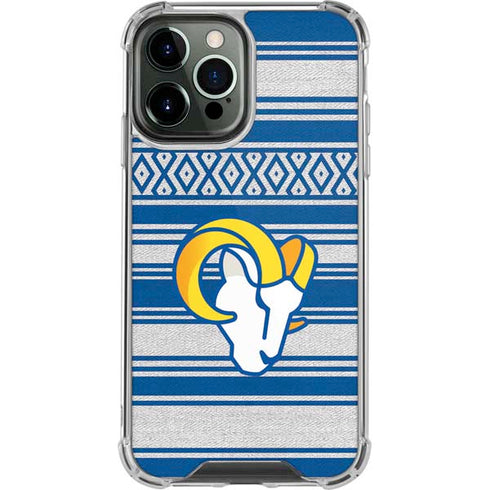 NFL Los Angeles Rams Trailblazer iPhone 14 Pro Max Clear Case