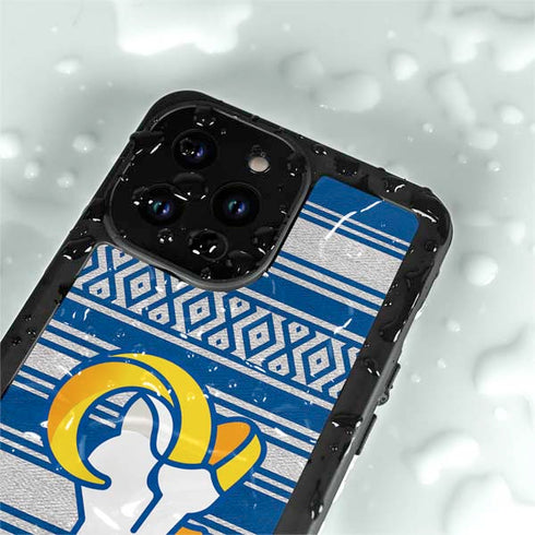 NFL Los Angeles Rams Trailblazer iPhone 14 Pro Max Waterproof Case