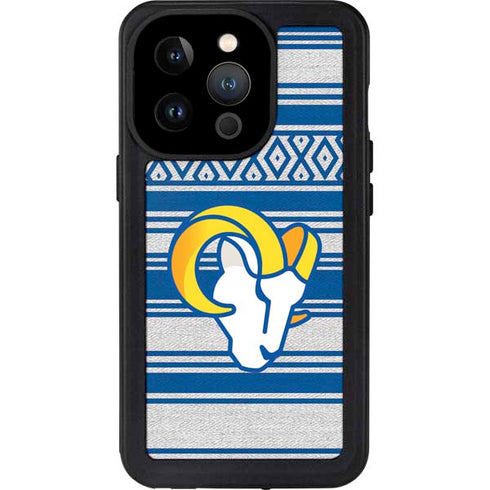 NFL Los Angeles Rams Trailblazer iPhone 14 Pro Waterproof Case