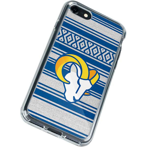 NFL Los Angeles Rams Trailblazer iPhone SE (2nd & 3rd Gen) Clear Case