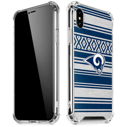 NFL Los Angeles Rams Trailblazer iPhone X/XS Clear Case