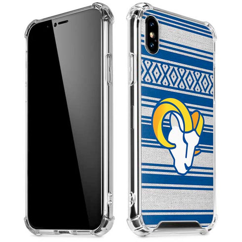 NFL Los Angeles Rams Trailblazer iPhone XS Max Clear Case