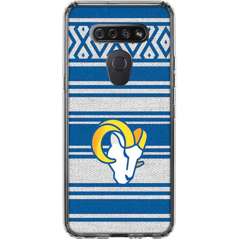 NFL Los Angeles Rams Trailblazer LG K51/Q51 Clear Case