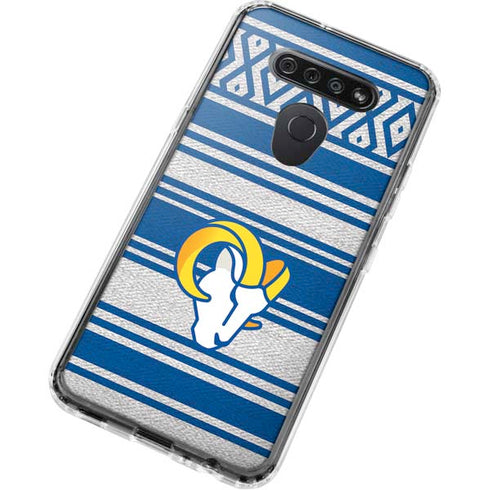 NFL Los Angeles Rams Trailblazer LG K51/Q51 Clear Case