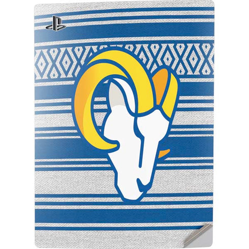 NFL Los Angeles Rams Trailblazer PS5 Digital Edition Console Skin