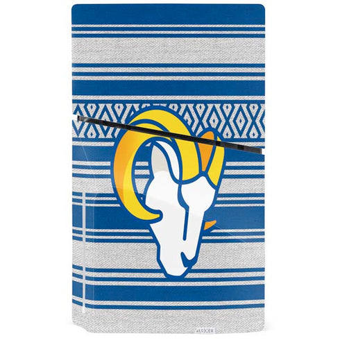 NFL Los Angeles Rams Trailblazer PS5 Slim Disk Console Skin