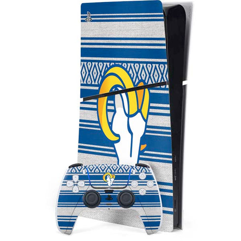 NFL Los Angeles Rams Trailblazer PS5 Slim Digital Edition Console Skin