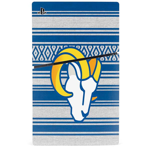 NFL Los Angeles Rams Trailblazer PS5 Slim Digital Edition Console Skin