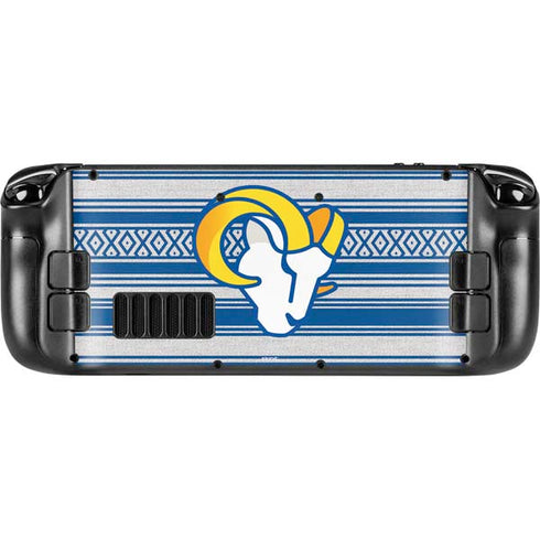NFL Los Angeles Rams Trailblazer Steam Deck Handheld Gaming Computer Skin