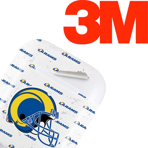NFL Los Angeles Rams White Logo Blast Apple AirPods Skin