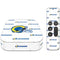 NFL Los Angeles Rams White Logo Blast Apple TV Skin