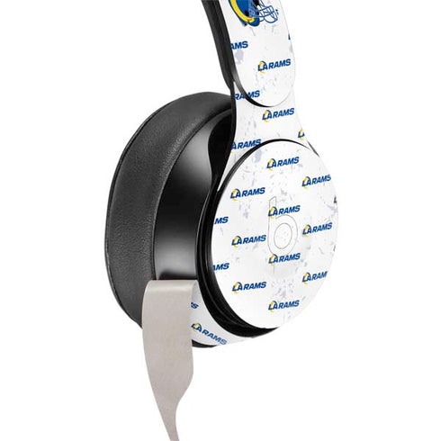 NFL Los Angeles Rams White Logo Blast Beats Solo Pro Skin