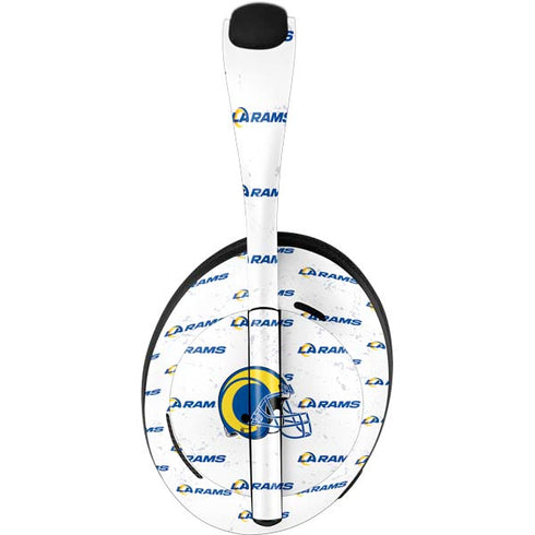 NFL Los Angeles Rams White Logo Blast Bose Noise Cancelling Headphones 700 Skin