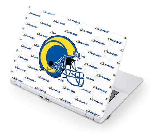 NFL Los Angeles Rams White Logo Blast Acer Chromebook Skin