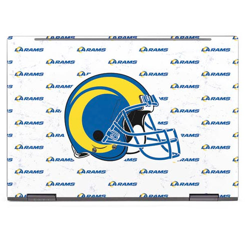 NFL Los Angeles Rams White Logo Blast HP Envy Skin