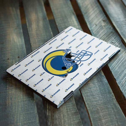 NFL Los Angeles Rams White Logo Blast HP Envy Skin