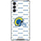 NFL Los Angeles Rams White Logo Blast Galaxy A14 5G Clear Case