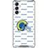 NFL Los Angeles Rams White Logo Blast Galaxy A14 5G Clear Case